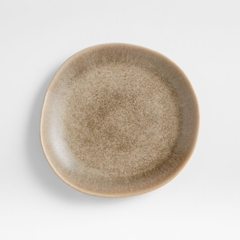 Grove Taupe Salad Plate | Crate & Barrel