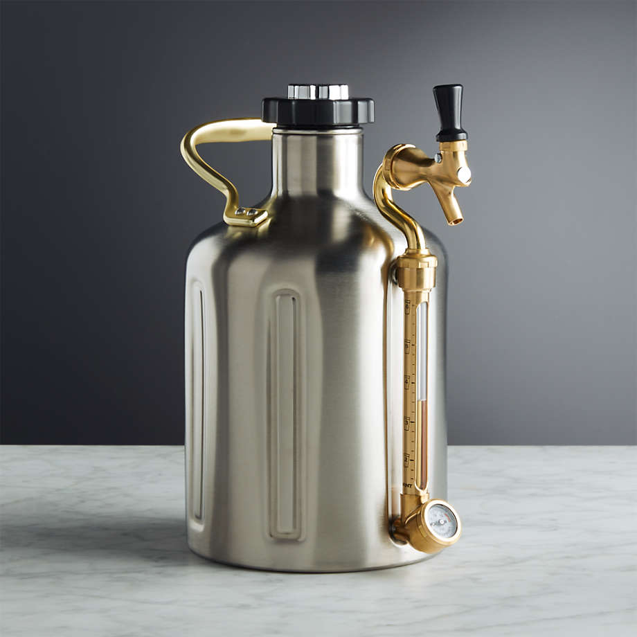 GrowlerWerks Pressurized Growler uKegs Crate & Barrel