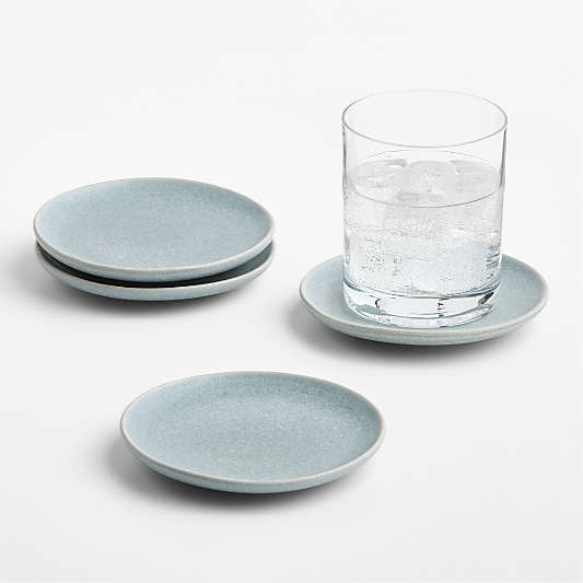 Grove Stoneware Coasters, Set of 4