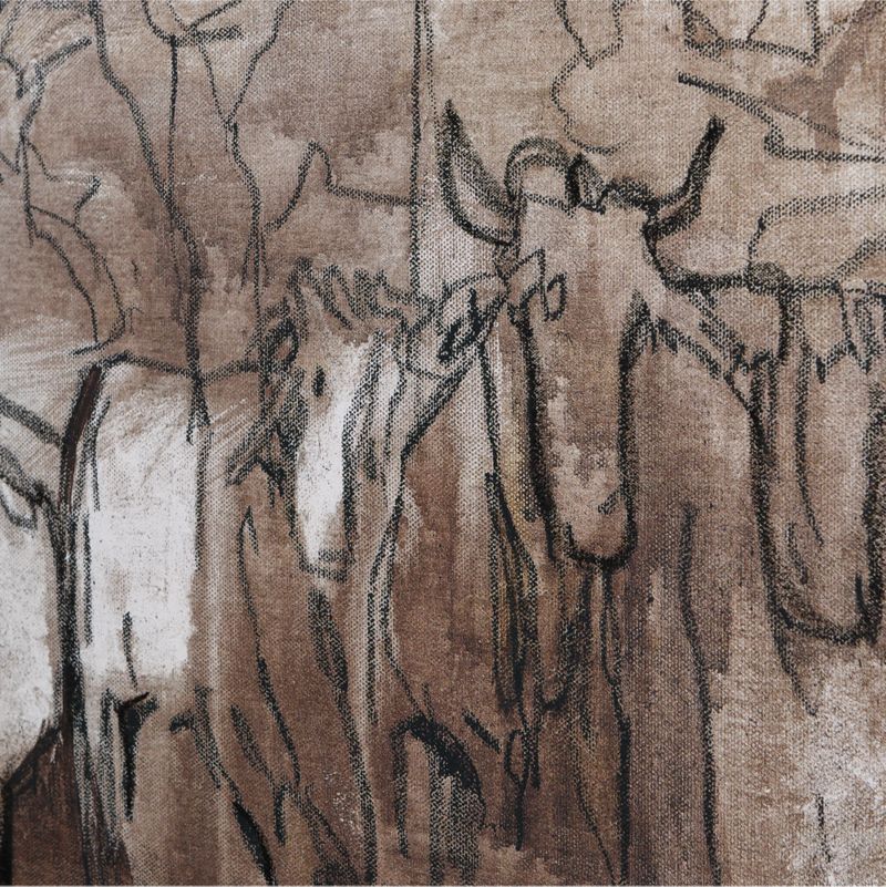 "Graze" by Kichael Bonofiglio 61" x 41" Framed Wall Art Print - image 3 of 4