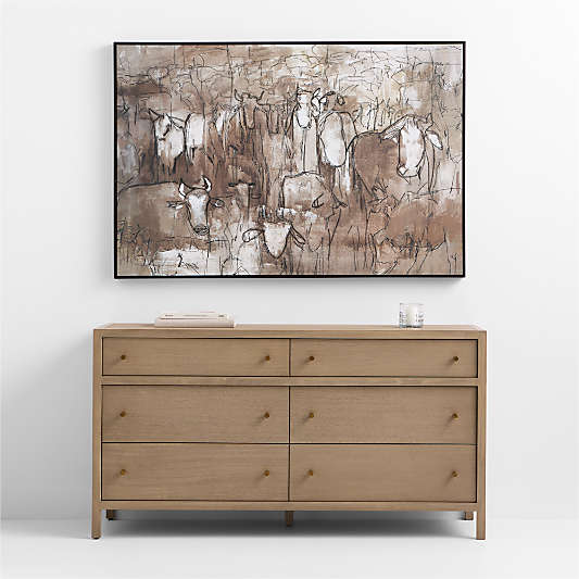 "Graze" by Kichael Bonofiglio Framed Wall Art Print