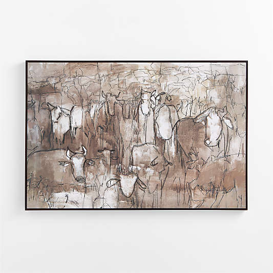 "Graze" by Kichael Bonofiglio Framed Wall Art Print