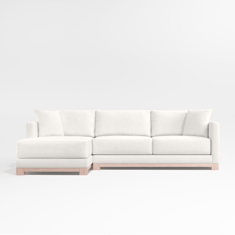 Gather Wood Base 2-Piece Sectional Sofa - image 0 of 10