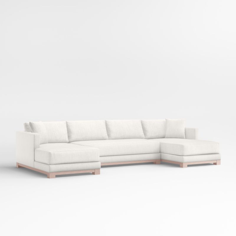 Gather Wood Base 3-Piece U-Shaped Sectional Sofa - image 1 of 10