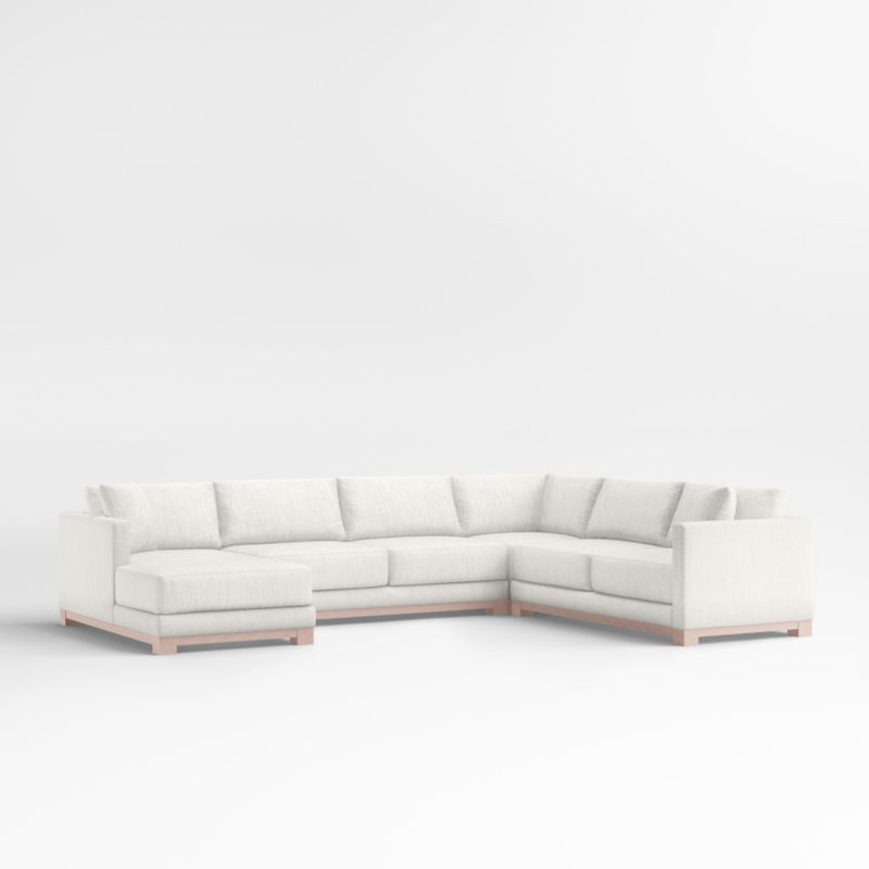 Gather Wood Base 4-Piece U-Shaped Sectional Sofa - image 0 of 9