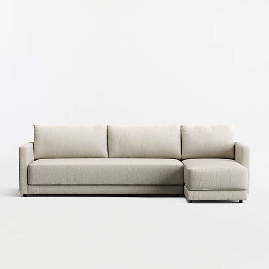 Gather 2-Piece Bench Sectional Sofa with Chaise Lounge