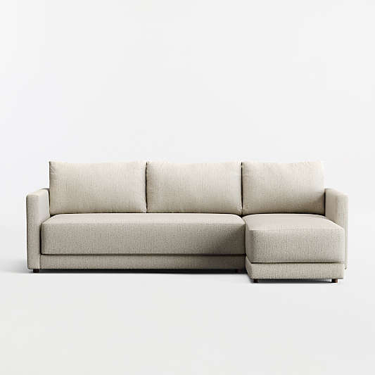 Gather 2-Piece Bench Sectional Sofa with Chaise Lounge