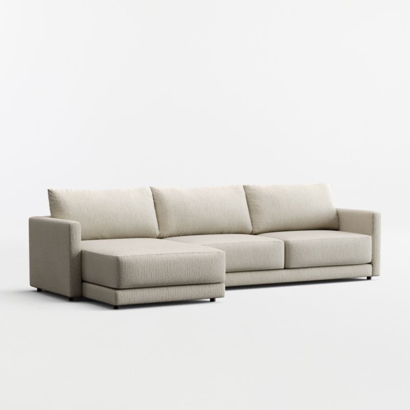 Gather 2-Piece Sectional Sofa with Extra Wide Chaise Lounge - image 7 of 9