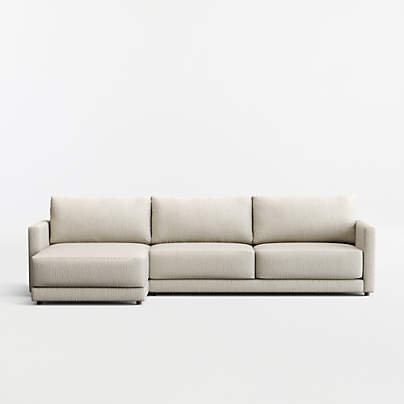 Gather 2-Piece Sectional Sofa with Extra Wide Chaise Lounge