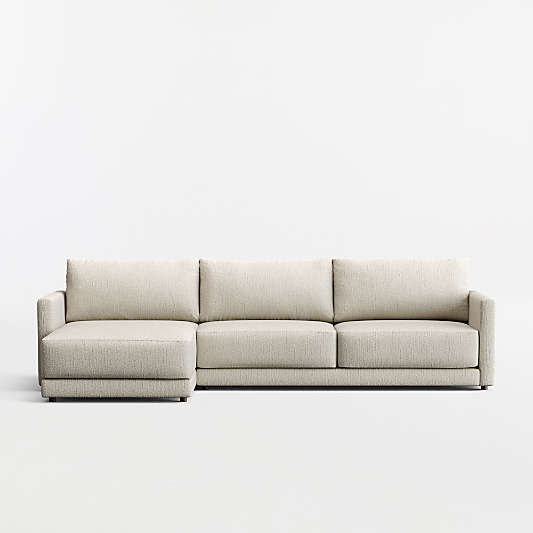 Gather 2-Piece Sectional Sofa with Extra Wide Chaise Lounge