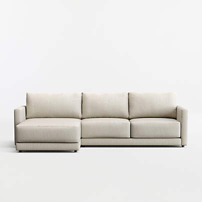 Gather 2-Piece Sectional Sofa with Extra Wide Chaise Lounge