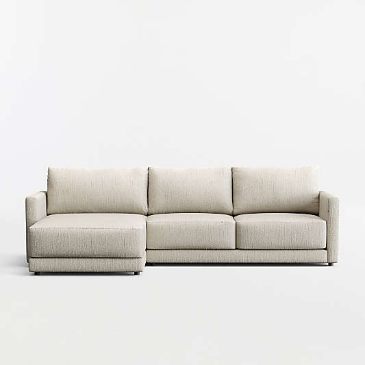 Gather 2-Piece Sectional Sofa with Extra Wide Chaise Lounge