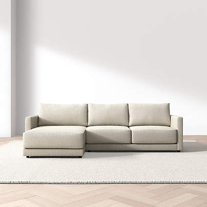 Gather 2-Piece Sectional Sofa with Extra Wide Chaise Lounge