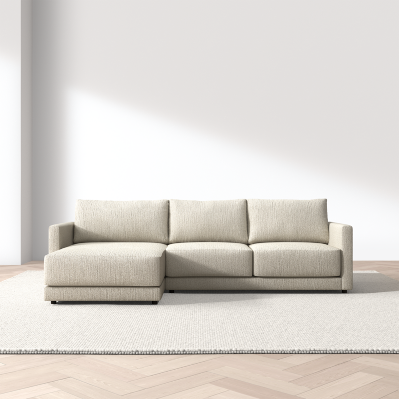 Gather 2-Piece Sectional Sofa with Extra Wide Chaise Lounge - image 0 of 9