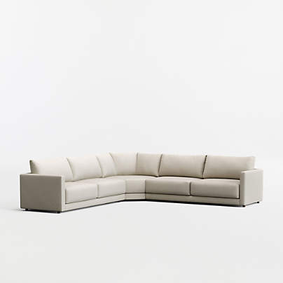 Gather 3-Piece L-Shaped Wedge Sectional Sofa