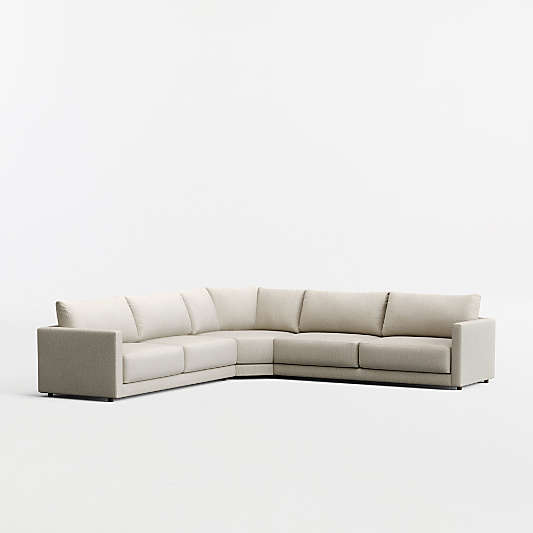 Gather 3-Piece L-Shaped Wedge Sectional Sofa
