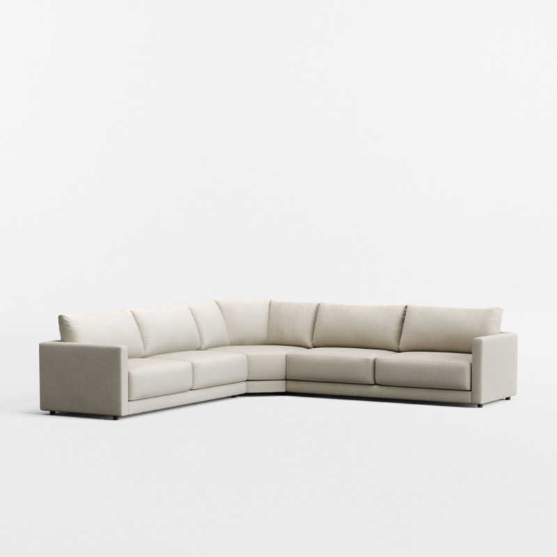 Gather 3-Piece L-Shaped Wedge Sectional Sofa - image 0 of 14