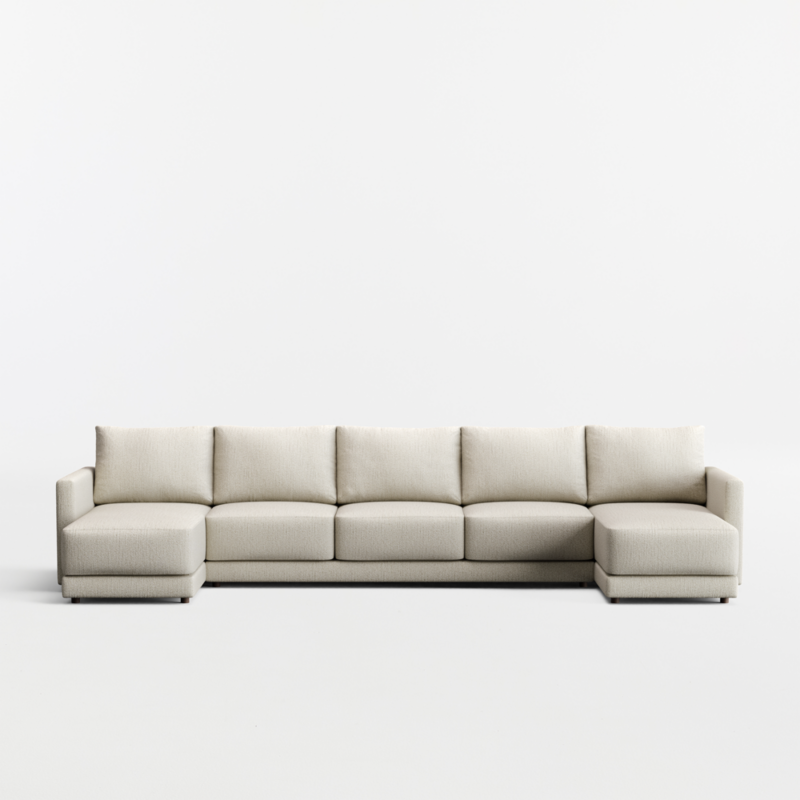 Gather 3-Piece U-Shaped Sectional Sofa with Double Chaise Lounge - image 0 of 14