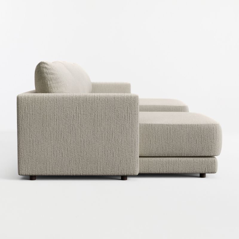 Gather 3-Piece U-Shaped Sectional Sofa with Double Extra Wide Chaise Lounge - image 6 of 7