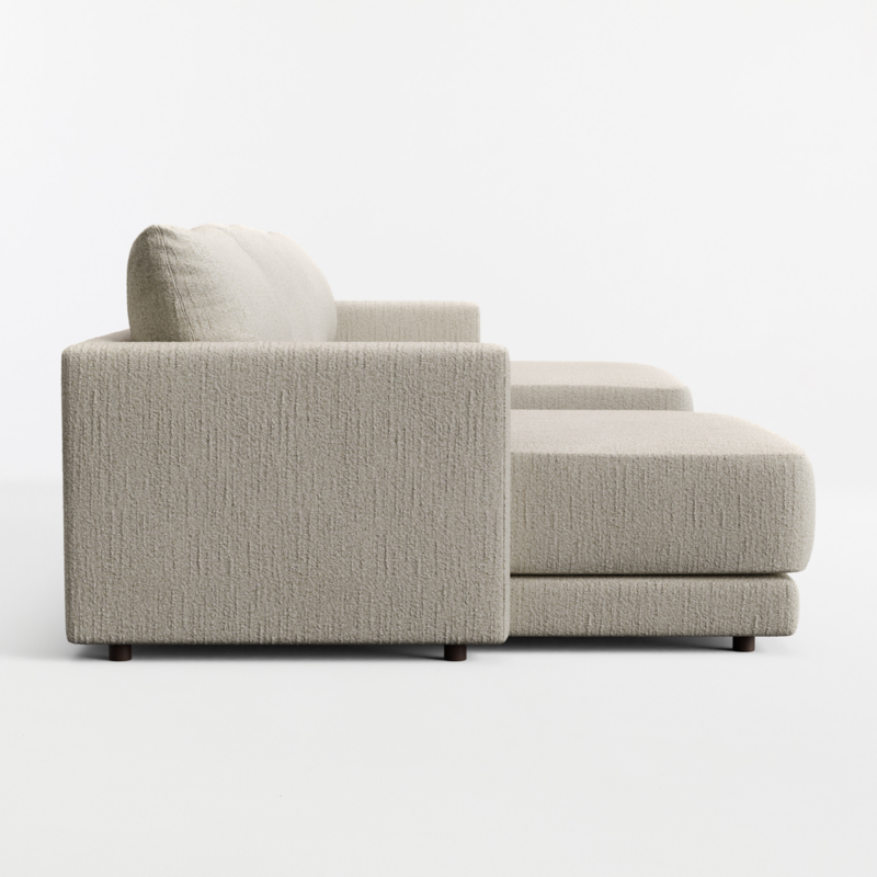 Gather 3-Piece U-Shaped Sectional Sofa with Double Extra Wide Chaise Lounge - image 8 of 8