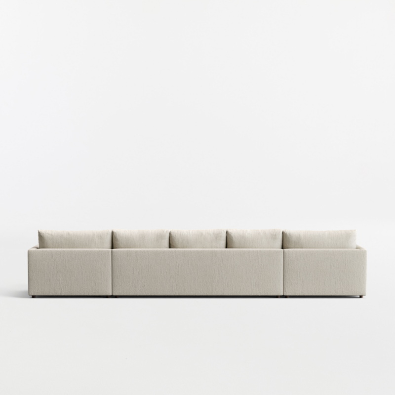 Gather 3-Piece U-Shaped Sectional Sofa with Double Extra Wide Chaise Lounge - image 9 of 8