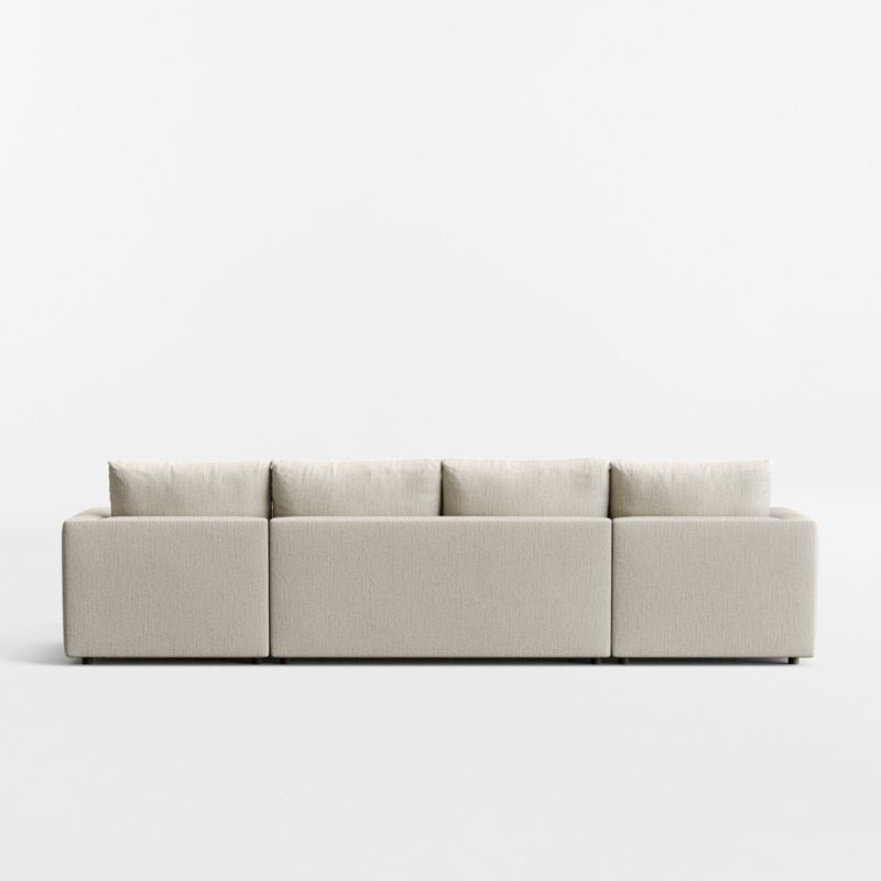 Gather 3-Piece U-Shaped Bench Sectional Sofa with Double Chaise Lounge - image 12 of 13