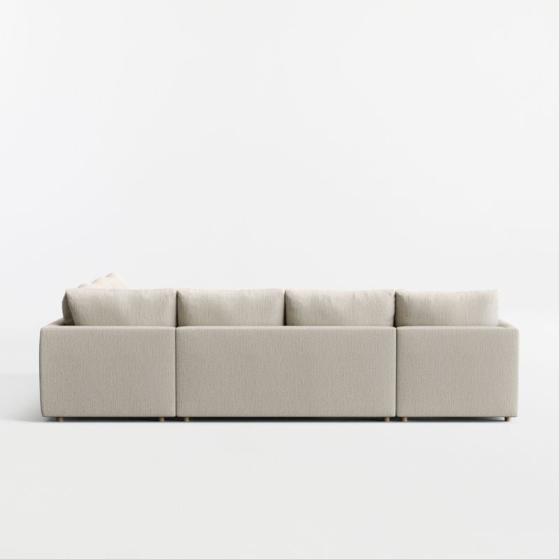 Gather 4-Piece L-Shaped Bench Sectional Sofa with Chaise Lounge - image 13 of 13
