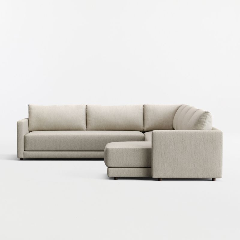 Gather 4-Piece L-Shaped Bench Sectional Sofa with Chaise Lounge - image 10 of 13