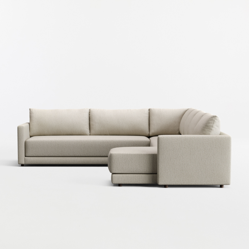 Gather 4-Piece L-Shaped Bench Sectional Sofa with Chaise Lounge - image 11 of 13