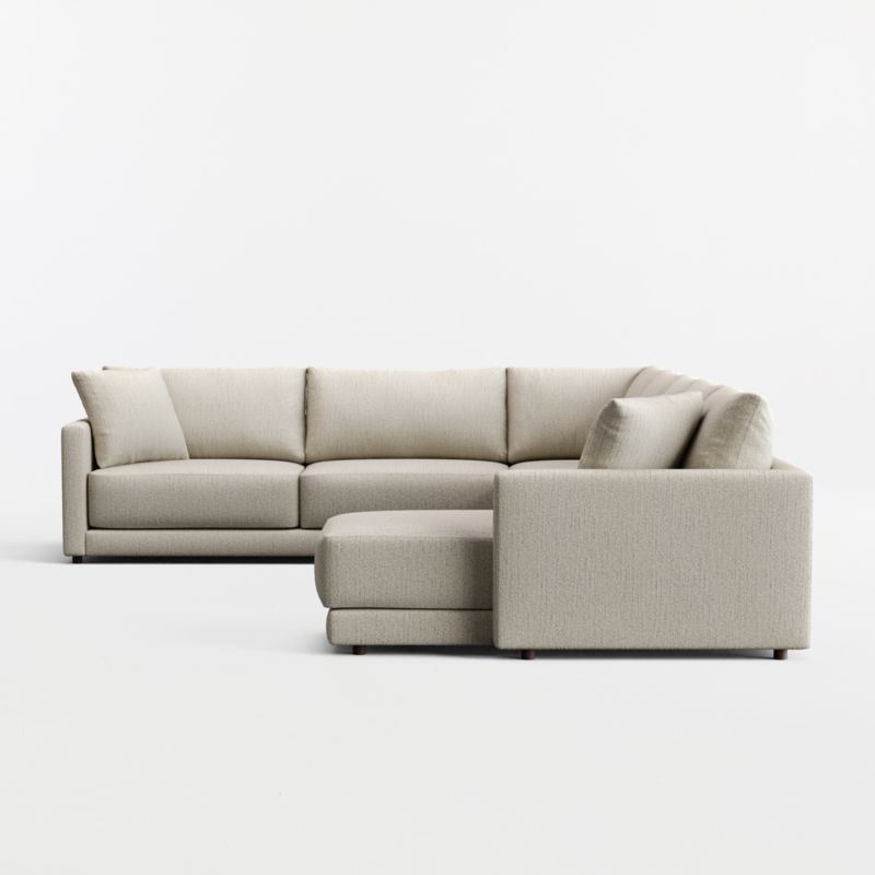 View Gather 4-Piece L-Shaped Sectional Sofa with Chaise Lounge - image 14 of 16