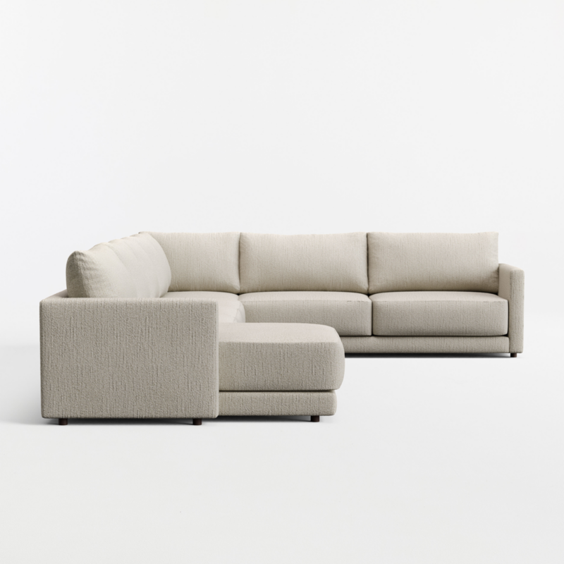 Gather 4-Piece L-Shaped Sectional Sofa with Extra Wide Chaise Lounge - image 8 of 8