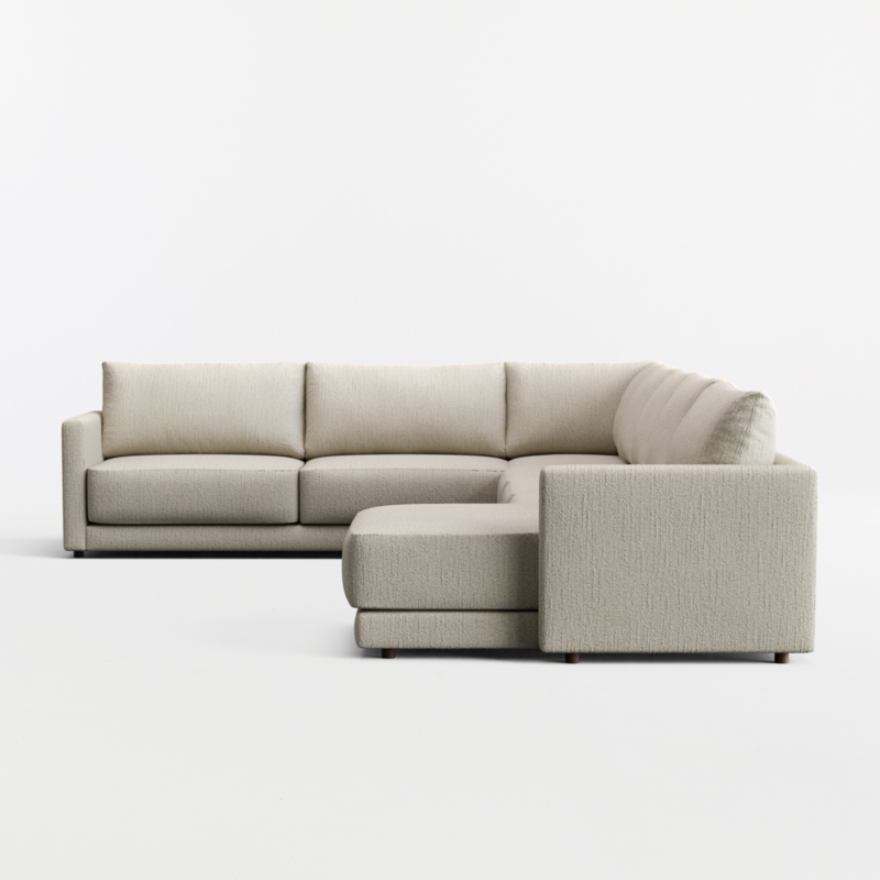 Gather 4-Piece L-Shaped Sectional Sofa with Extra Wide Chaise Lounge - image 9 of 9