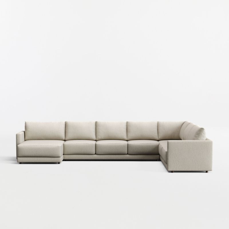 Gather 4-Piece L-Shaped Sectional Sofa with Extra Wide Chaise Lounge - image 5 of 7