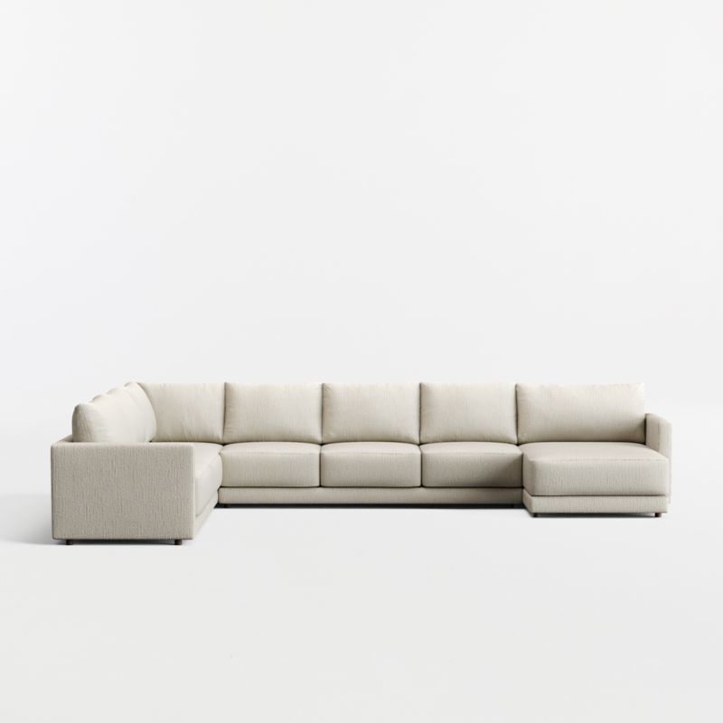 Gather 4-Piece L-Shaped Sectional Sofa with Extra Wide Chaise Lounge - image 5 of 8