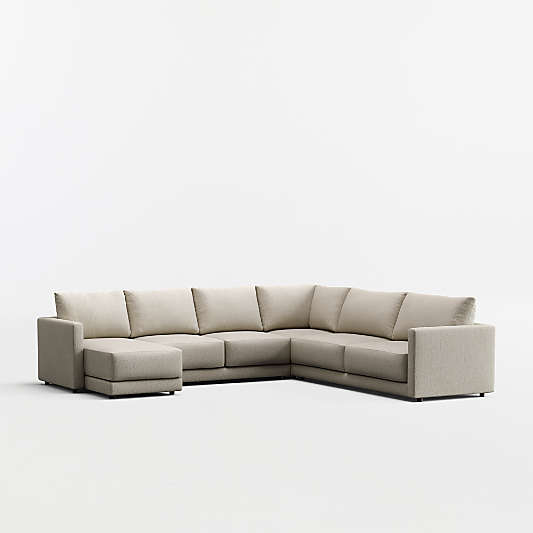 Gather 4-Piece L-Shaped Sectional Sofa with Chaise Lounge