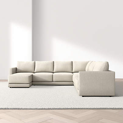 Gather 4-Piece L-Shaped Sectional Sofa with Chaise Lounge