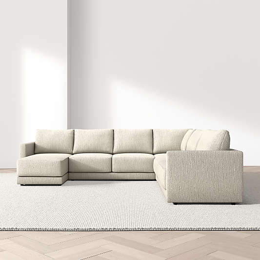Gather 4-Piece L-Shaped Sectional Sofa with Chaise Lounge