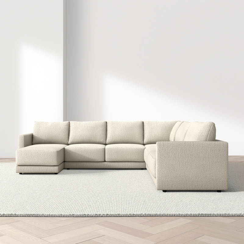 Gather 4-Piece L-Shaped Sectional Sofa with Chaise Lounge - image 0 of 12