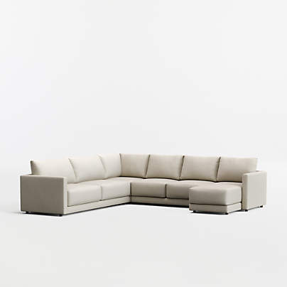 Gather 4-Piece L-Shaped Sectional Sofa with Chaise Lounge