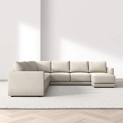 Gather 4-Piece L-Shaped Sectional Sofa with Chaise Lounge