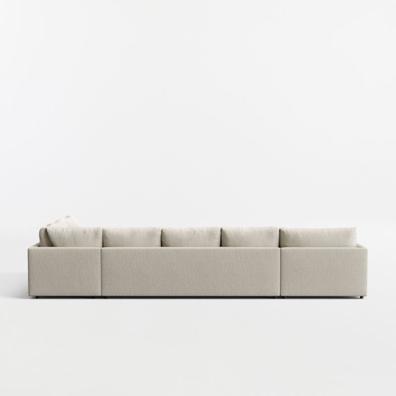Gather 4-Piece L-Shaped Sectional Sofa with Extra Wide Chaise Lounge - image 9 of 8