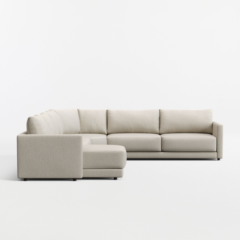 Gather 4-Piece L-Shaped Wedge Sectional Sofa with Chaise Lounge - image 13 of 14