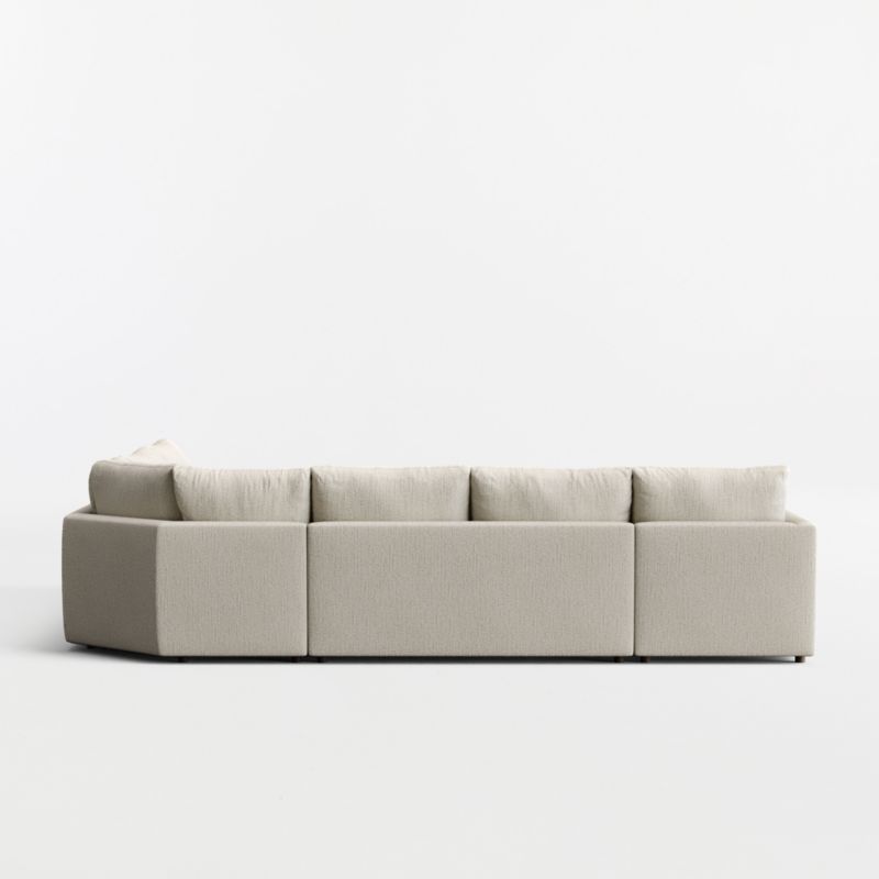 Gather 4-Piece L-Shaped Wedge Sectional Sofa with Chaise Lounge - image 13 of 14
