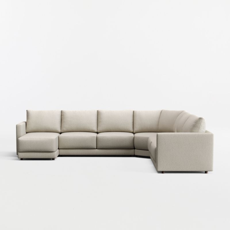 Gather 4-Piece L-Shaped Wedge Sectional Sofa with Chaise Lounge - image 11 of 14