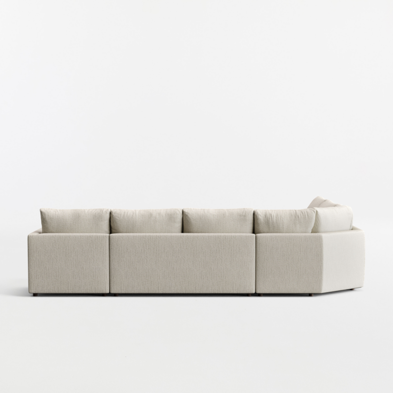 Gather 4-Piece L-Shaped Wedge Sectional Sofa with Chaise Lounge - image 14 of 14