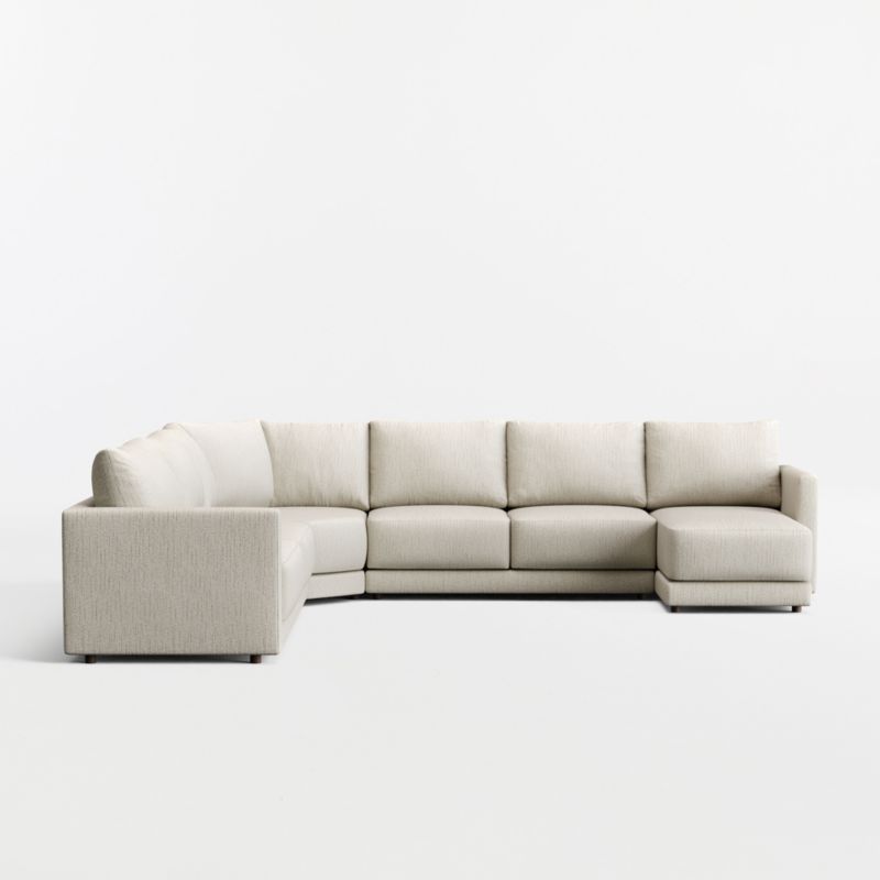 Gather 4-Piece L-Shaped Wedge Sectional Sofa with Chaise Lounge - image 11 of 14
