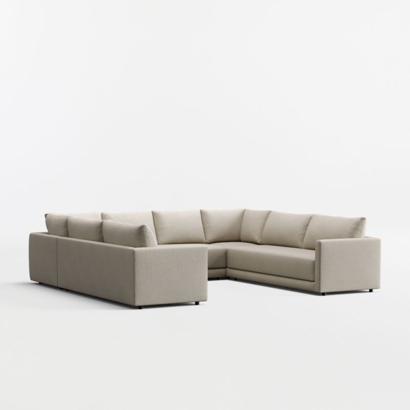 Gather 5-Piece U-Shaped Bench Sectional Sofa - image 11 of 13