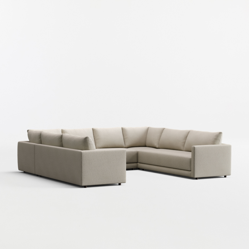 Gather 5-Piece U-Shaped Bench Sectional Sofa - image 12 of 13