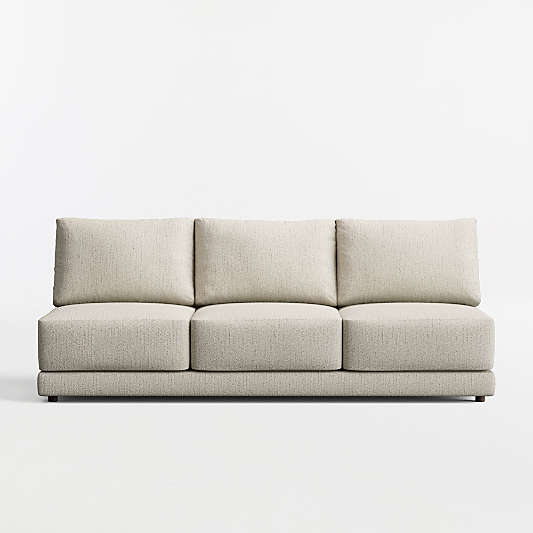 Gather Armless 3-Seat Sofa Sectional Piece