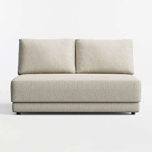 Gather Armless Bench Loveseat Sectional Piece